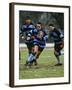 Rugby Players in Action, Paris, France-Paul Sutton-Framed Photographic Print