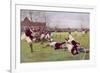 Rugby Try Scored 1897-Ernest Prater-Framed Photographic Print