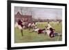 Rugby Try Scored 1897-Ernest Prater-Framed Photographic Print