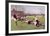 Rugby Try Scored 1897-Ernest Prater-Framed Photographic Print