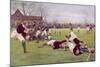 Rugby Try Scored 1897-Ernest Prater-Mounted Photographic Print