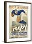 Rugby-null-Framed Giclee Print