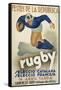 Rugby-null-Framed Stretched Canvas