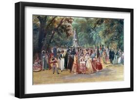 Rugendas: Park, 1833-Johann Moritz Rugendas-Framed Premium Giclee Print