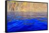 Rugged cliffs and shoreline on the South Shore of Lanai, Kaunoe'U, Hawaii, USA-Stuart Westmorland-Framed Stretched Canvas