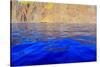 Rugged cliffs and shoreline on the South Shore of Lanai, Kaunoe'U, Hawaii, USA-Stuart Westmorland-Stretched Canvas