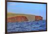 Rugged cliffs and shoreline on the South Shore of Lanai, Kaunoe'U, Hawaii, USA-Stuart Westmorland-Framed Photographic Print