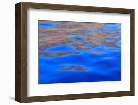 Rugged cliffs and shoreline on the South Shore of Lanai, Kaunoe'U, Hawaii, USA-Stuart Westmorland-Framed Photographic Print