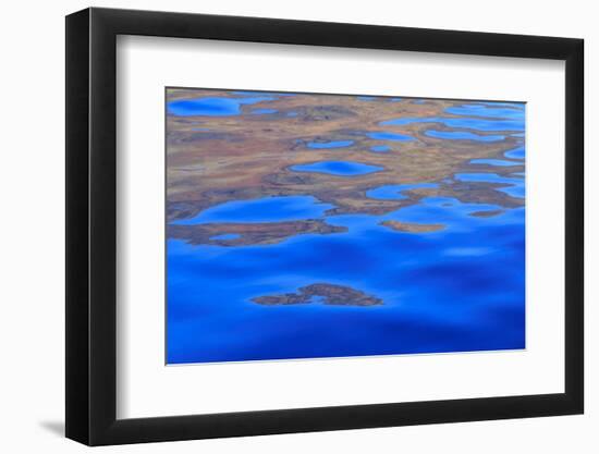 Rugged cliffs and shoreline on the South Shore of Lanai, Kaunoe'U, Hawaii, USA-Stuart Westmorland-Framed Photographic Print