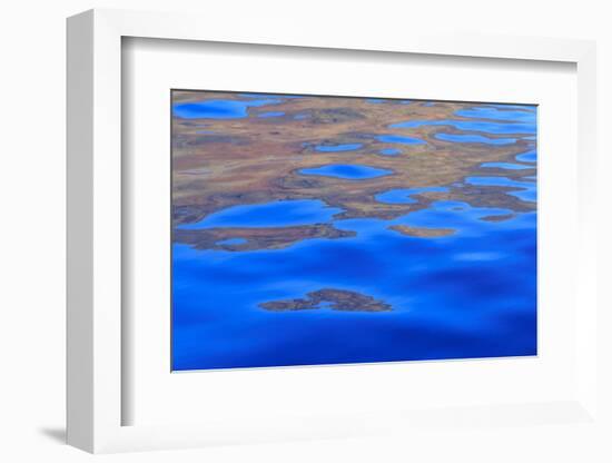 Rugged cliffs and shoreline on the South Shore of Lanai, Kaunoe'U, Hawaii, USA-Stuart Westmorland-Framed Photographic Print