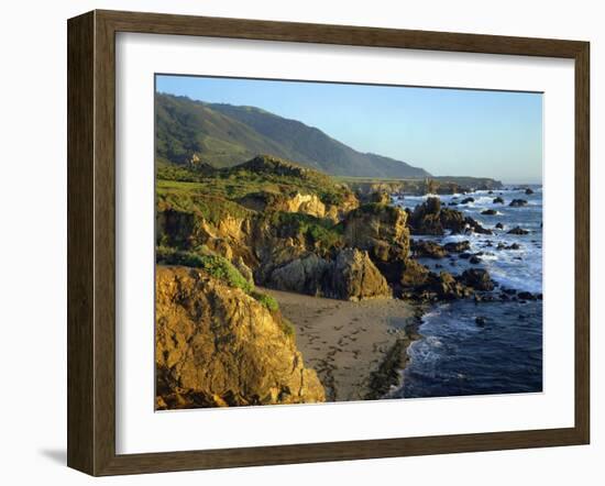 Rugged Coastline at Big Sur-James Randklev-Framed Photographic Print