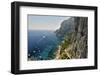 Rugged Coastline at Marina Piccola, Capri, Italy-George Oze-Framed Photographic Print