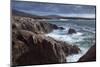 Rugged Coastline Being Pounded by Waves on the West Coast of Lewis Near Mangersta-Lee Frost-Mounted Photographic Print