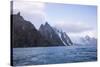 Rugged coastline of Elephant Island, South Shetland Islands, Antarctica, Polar Regions-Michael Runkel-Stretched Canvas