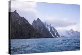 Rugged coastline of Elephant Island, South Shetland Islands, Antarctica, Polar Regions-Michael Runkel-Stretched Canvas