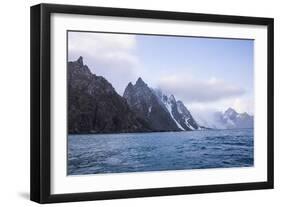 Rugged coastline of Elephant Island, South Shetland Islands, Antarctica, Polar Regions-Michael Runkel-Framed Photographic Print