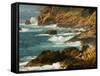 Rugged Coastline of Golfe De Porto, Porto, Corsica, France-Trish Drury-Framed Stretched Canvas