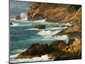 Rugged Coastline of Golfe De Porto, Porto, Corsica, France-Trish Drury-Mounted Photographic Print