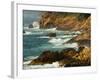 Rugged Coastline of Golfe De Porto, Porto, Corsica, France-Trish Drury-Framed Photographic Print