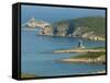 Rugged Coastline of Northern Corsica, Genoese Towers, Cap Corse, Corsica, France-Trish Drury-Framed Stretched Canvas