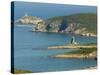 Rugged Coastline of Northern Corsica, Genoese Towers, Cap Corse, Corsica, France-Trish Drury-Stretched Canvas