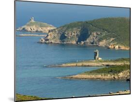 Rugged Coastline of Northern Corsica, Genoese Towers, Cap Corse, Corsica, France-Trish Drury-Mounted Photographic Print