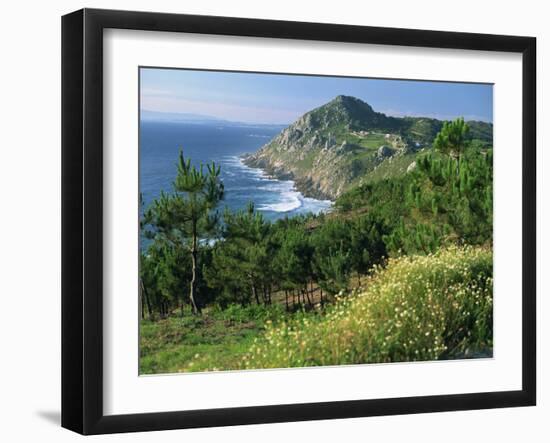 Rugged Coastline of the Lower Estuaries, Galicia, Spain, Europe-Maxwell Duncan-Framed Photographic Print