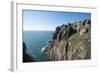 Rugged Cornish coastline near Land's End, westernmost part of British Isles, Cornwall, England-Alex Treadway-Framed Photographic Print