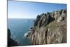 Rugged Cornish coastline near Land's End, westernmost part of British Isles, Cornwall, England-Alex Treadway-Mounted Photographic Print