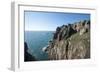 Rugged Cornish coastline near Land's End, westernmost part of British Isles, Cornwall, England-Alex Treadway-Framed Photographic Print