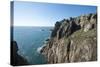 Rugged Cornish coastline near Land's End, westernmost part of British Isles, Cornwall, England-Alex Treadway-Stretched Canvas