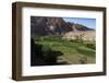 Rugged Landscapes and Green Patchwork Fields Near Shahr-E Zohak, Afghanistan, Asia-Alex Treadway-Framed Photographic Print