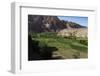 Rugged Landscapes and Green Patchwork Fields Near Shahr-E Zohak, Afghanistan, Asia-Alex Treadway-Framed Photographic Print