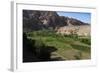 Rugged Landscapes and Green Patchwork Fields Near Shahr-E Zohak, Afghanistan, Asia-Alex Treadway-Framed Photographic Print