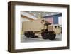 rugged laser beam Tactical Truck-null-Framed Art Print