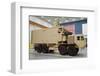 rugged laser beam Tactical Truck-null-Framed Art Print