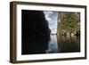 Rugged Limestone Islands Frame an Indonesian Pinisi Schooner-Stocktrek Images-Framed Photographic Print