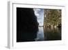 Rugged Limestone Islands Frame an Indonesian Pinisi Schooner-Stocktrek Images-Framed Photographic Print