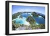 Rugged Limestone Islands Surround a Gorgeous Lagoon in Raja Ampat-Stocktrek Images-Framed Photographic Print