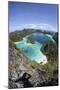 Rugged Limestone Islands Surround a Gorgeous Lagoon in Raja Ampat-Stocktrek Images-Mounted Photographic Print