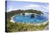 Rugged Limestone Islands Surround a Lagoon in Raja Ampat-Stocktrek Images-Stretched Canvas