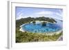 Rugged Limestone Islands Surround a Lagoon in Raja Ampat-Stocktrek Images-Framed Photographic Print