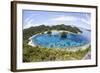 Rugged Limestone Islands Surround a Lagoon in Raja Ampat-Stocktrek Images-Framed Photographic Print