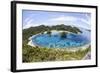 Rugged Limestone Islands Surround a Lagoon in Raja Ampat-Stocktrek Images-Framed Photographic Print