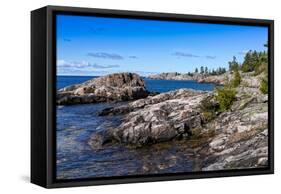 Rugged North Shore of Lake Superior, Ontario, Canada-null-Framed Stretched Canvas