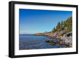 Rugged North Shore of Lake Superior, Ontario, Canada-null-Framed Premium Photographic Print