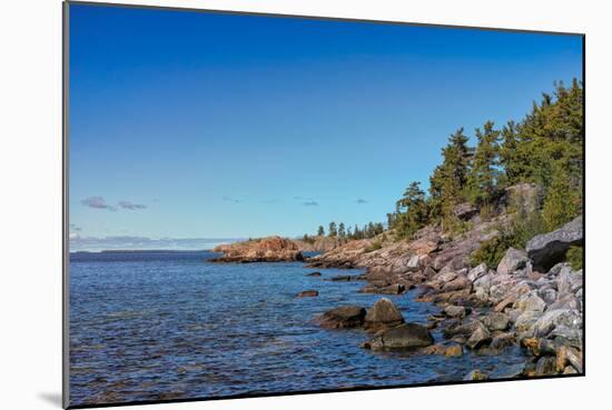 Rugged North Shore of Lake Superior, Ontario, Canada-null-Mounted Photographic Print