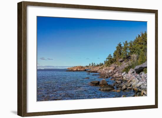 Rugged North Shore of Lake Superior, Ontario, Canada-null-Framed Photographic Print