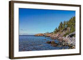 Rugged North Shore of Lake Superior, Ontario, Canada-null-Framed Photographic Print