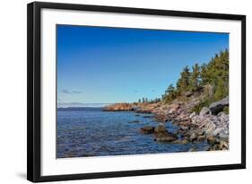 Rugged North Shore of Lake Superior, Ontario, Canada-null-Framed Photographic Print